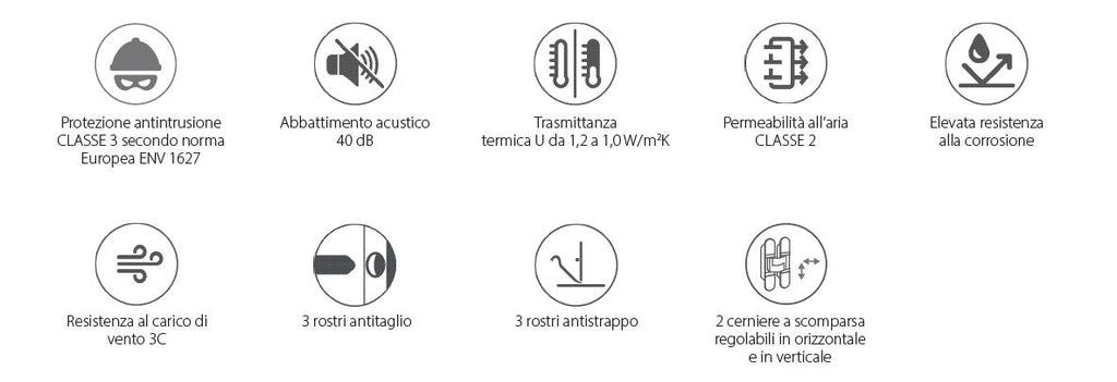 Porta Blindata GARDESA Florence con Cerniere a Scomparsa