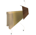 Battiscopa MDF – Rovere Fumo 06 58×16 mm