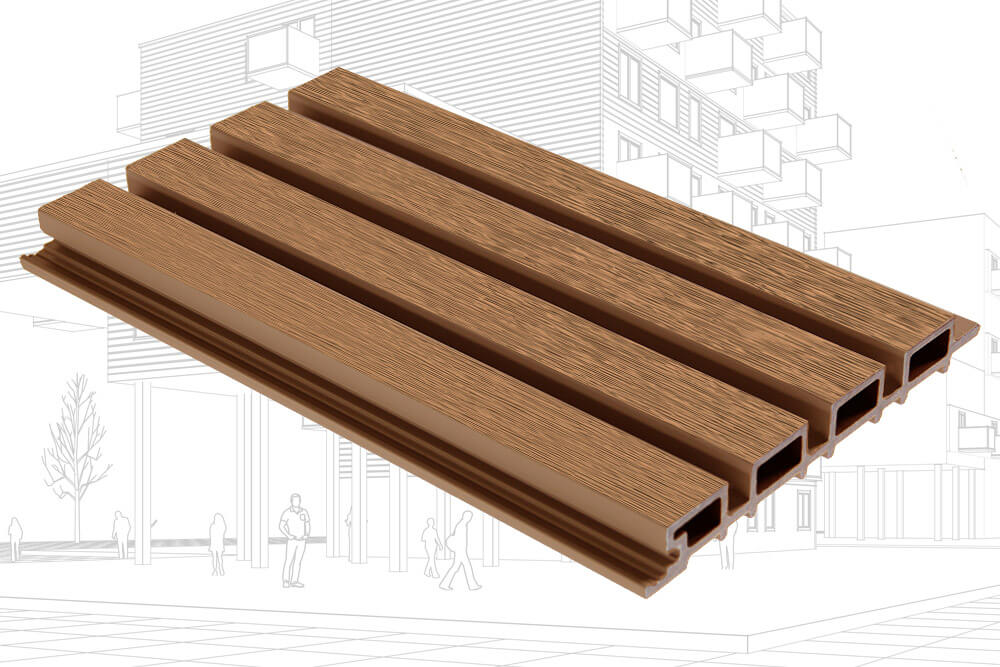 Rivestimento Vertical WPC Teak